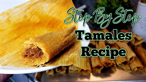 youtube how to make tamales|making hot tamales.